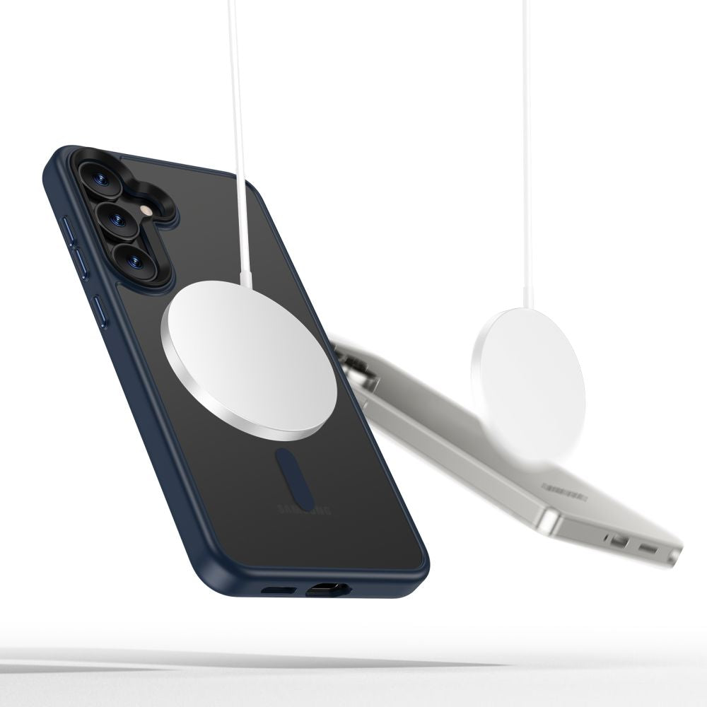 COUVERCLE TECH-PROTECT MAGMAT MAGSAFE GALAXY S25 MAT NAVY