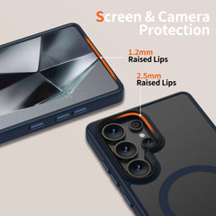 COUVERTURE TECH-PROTECT MAGMAT MAGSAFE GALAXY S25 ULTRA MAT NAVY