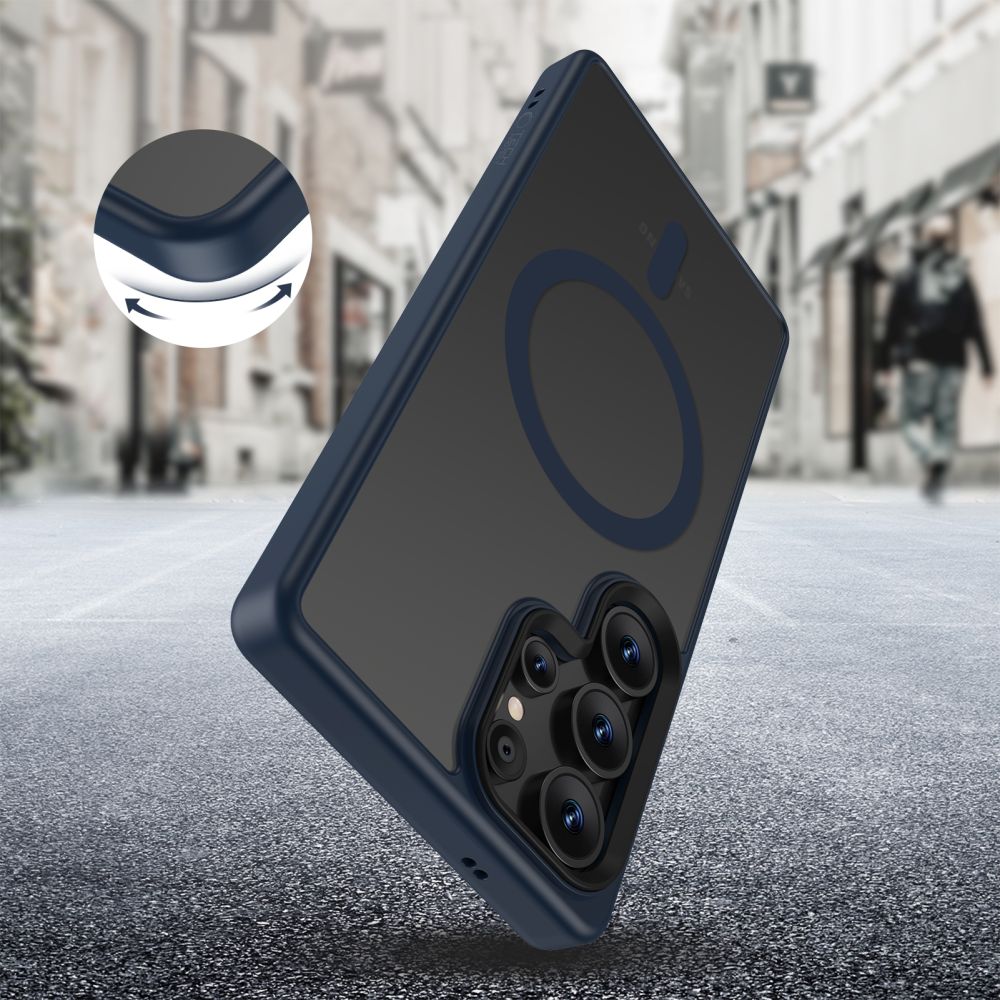 COUVERTURE TECH-PROTECT MAGMAT MAGSAFE GALAXY S25 ULTRA MAT NAVY