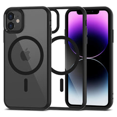 COUVERTURE TECH-PROTECT MAGMAT MAGSAFE IPHONE 11 NOIR/TRANSPARENT