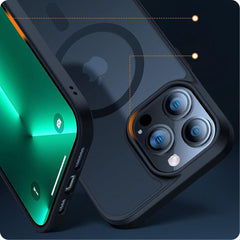 COQUE POUR IPHONE 12 MINI / 13 MINI MAGSAFE HEYCASE NOIRE / TRANSPARENTE