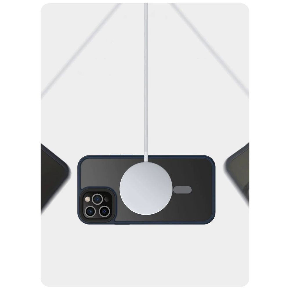 COQUE POUR IPHONE 12/12 PRO MAGSAFE HEYCASE NOIR MAT