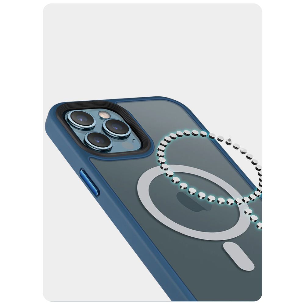 COQUE POUR IPHONE 12/12 PRO MAGSAFE HEYCASE NOIR MAT