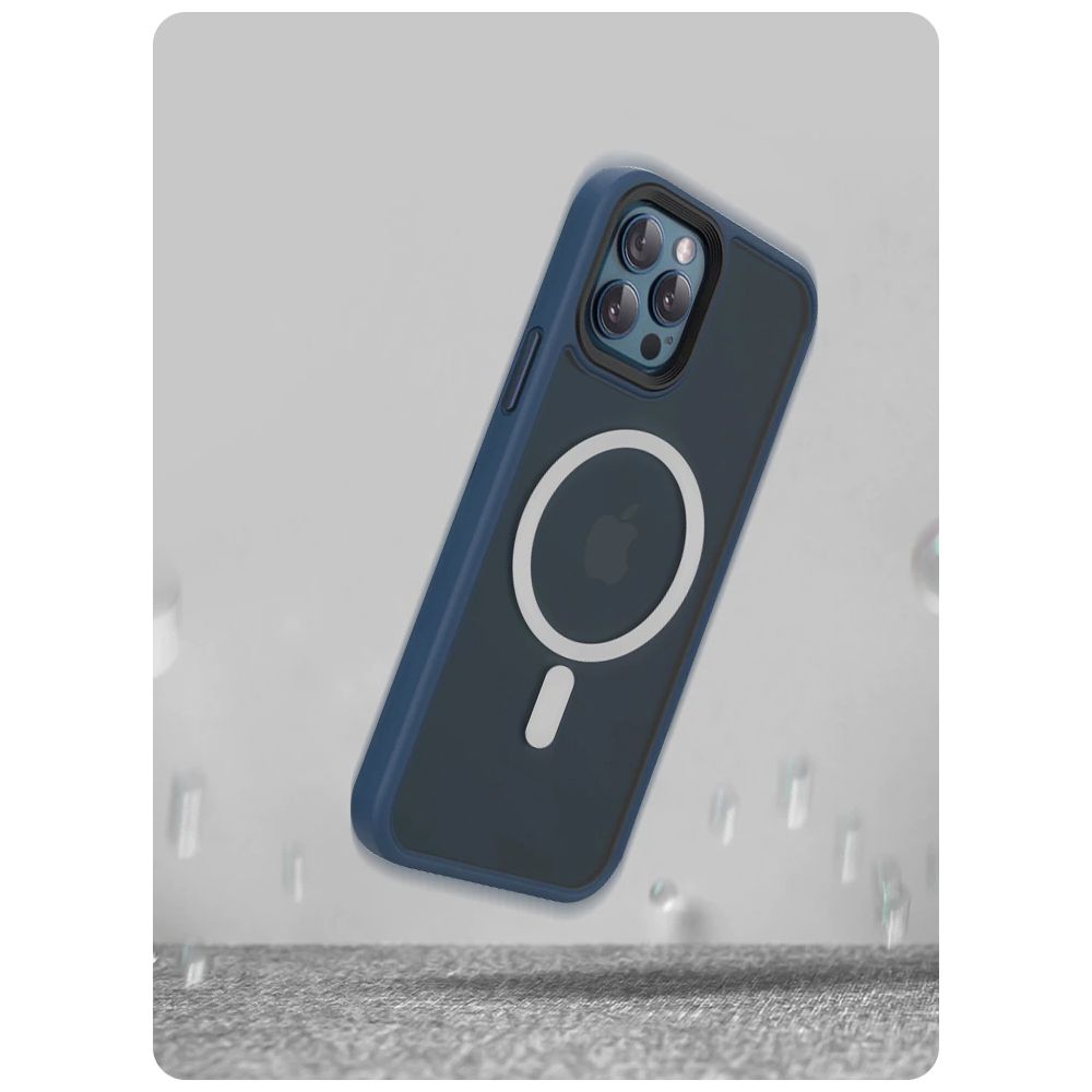 COQUE POUR IPHONE 12/12 PRO MAGSAFE HEYCASE NOIR MAT