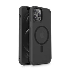 COQUE POUR IPHONE 12/12 PRO MAGSAFE HEYCASE NOIR MAT