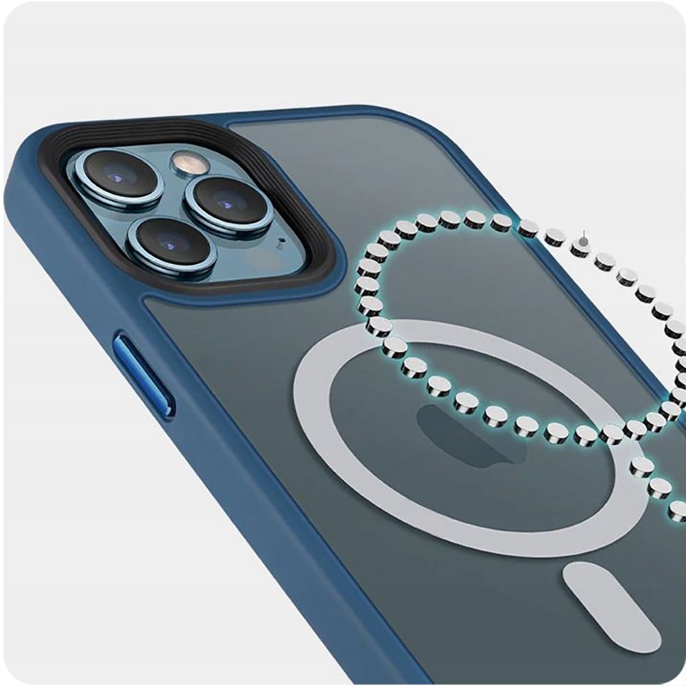COQUE POUR IPHONE 13 MAGSAFE HEYCASE MAGMAT NOIR MAT