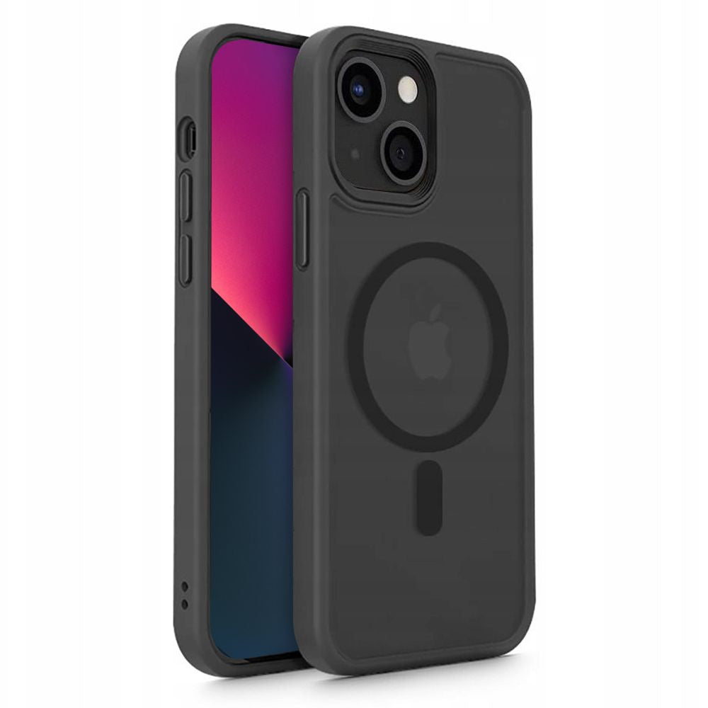 COQUE POUR IPHONE 13 MAGSAFE HEYCASE MAGMAT NOIR MAT