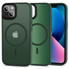 COUVERTURE HEYCASE MAGSAFE MAGSAFE IPHONE 13 VERT MAT