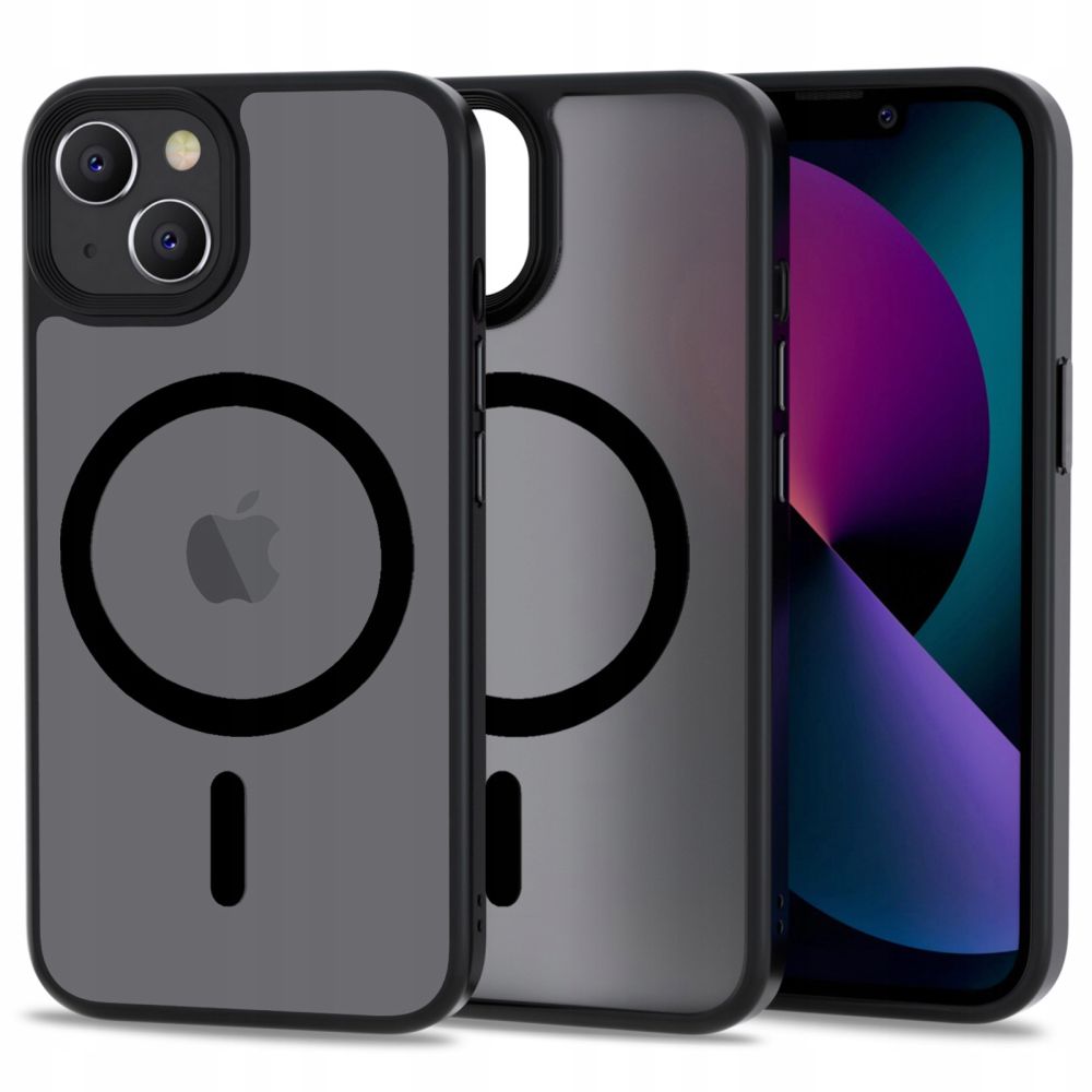 COQUE POUR IPHONE 13 MINI MAGSAFE HEYCASE NOIR MAT