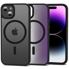 COQUE POUR IPHONE 15 MAGSAFE HEYCASE MAGMAT 15 NOIR MAT