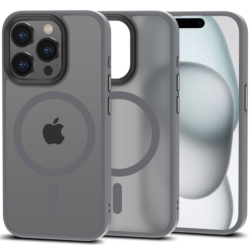 COUVERTURE TECH-PROTECT MAGMAT MAGSAFE IPHONE 15 PRO MAX TITANE MAT