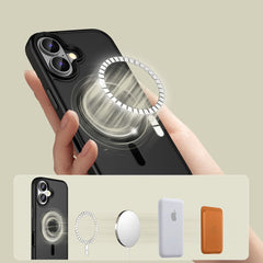 COQUE POUR IPHONE 16 TECH-PROTECT MAGMAT MAGSAFE NOIR MAT