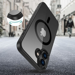 COQUE POUR IPHONE 16 PLUS TECH-PROTECT MAGMAT MAGSAFE NOIR/TRANSPARENT