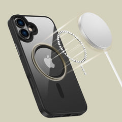 COQUE POUR IPHONE 16 PLUS TECH-PROTECT MAGMAT MAGSAFE NOIR/TRANSPARENT