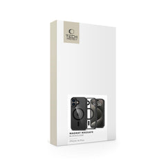 COQUE POUR IPHONE 16 PLUS TECH-PROTECT MAGMAT MAGSAFE NOIR/TRANSPARENT