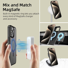 COQUE POUR IPHONE 16 PRO MAX TECH-PROTECT MAGMAT MAGSAFE NOIR MAT