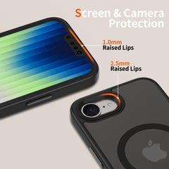 COUVERTURE TECH-PROTECT MAGMAT MAGSAFE IPHONE 16E NOIR MAT