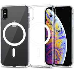 COQUE POUR IPHONE X / XS MAGSAFE HEYCASE TRANSPARENTE