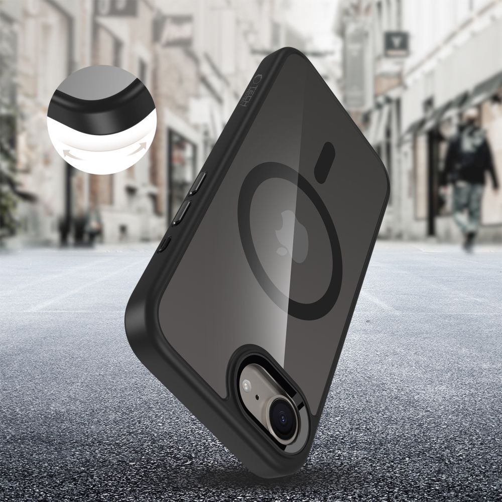 COUVERTURE TECH-PROTECT MAGMAT MAGSAFE NOTHING PHONE 3A NOIR/TRANSPARENT