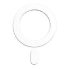 TECH-PROTECT MAGMAT MAGSAFE ANNEAU MAGNÉTIQUE UNIVERSEL BLANC
