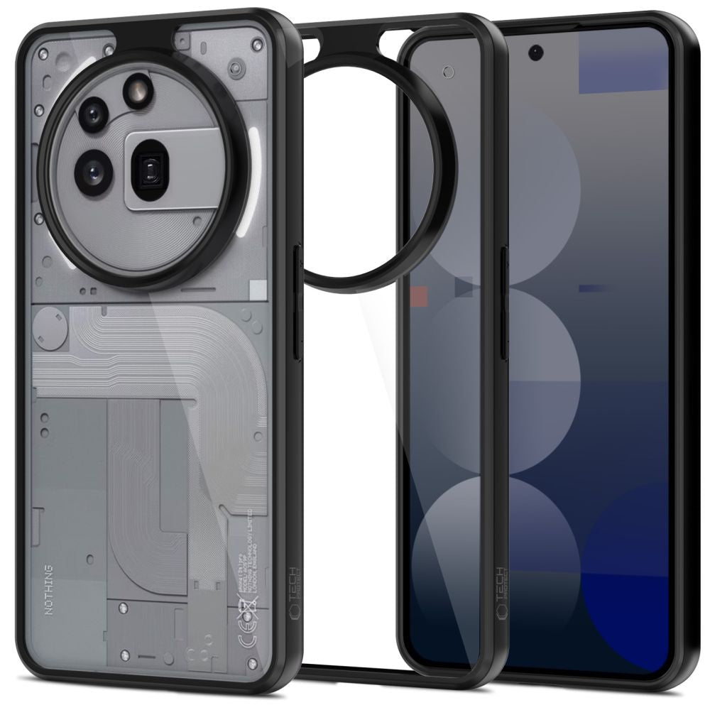 COUVERTURE TECH-PROTECT MAGMAT NOTHING PHONE 3A PRO NOIR/TRANSPARENT