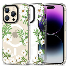 COUVERTURE TECH-PROTECT MAGMOOD MAGSAFE IPHONE 15 PRO MAX PRINTEMPS Pâquerette
