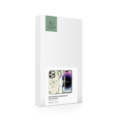 COUVERTURE TECH-PROTECT MAGMOOD MAGSAFE IPHONE 15 PRO DAISY BLANC