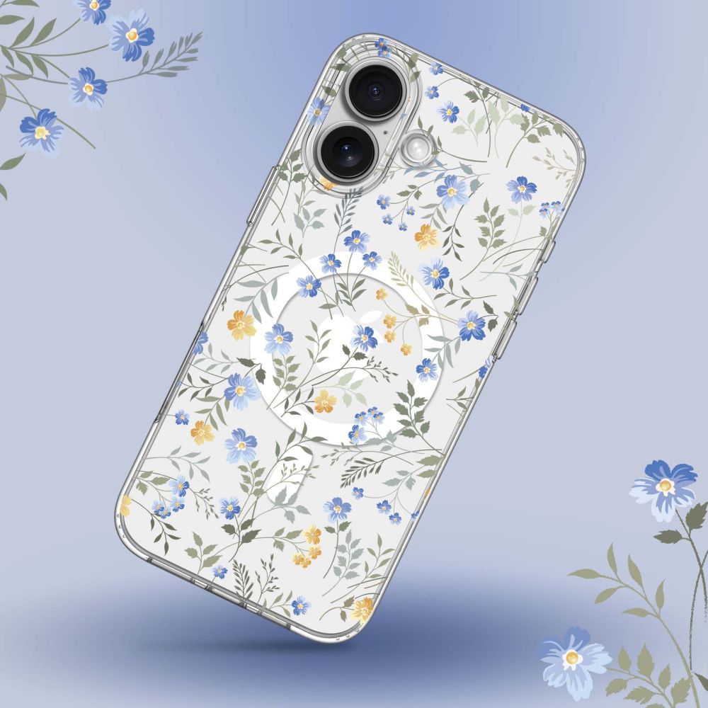 COQUE POUR IPHONE 16 TECH-PROTECT MAGMOOD MAGSAFE FLEURS DE PRINTEMPS