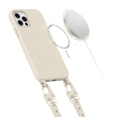 COQUE TECH-PROTECT MAGNECKLACE MAGSAFE IPHONE 12 / 12 PRO COSMIC LATTE