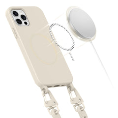 COQUE TECH-PROTECT MAGNECKLACE MAGSAFE IPHONE 12 / 12 PRO COSMIC LATTE