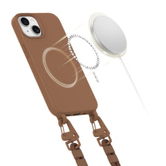 COQUE TECH-PROTECT MAGNECKLACE MAGSAFE IPHONE 13 MARRON CHOCOLAT