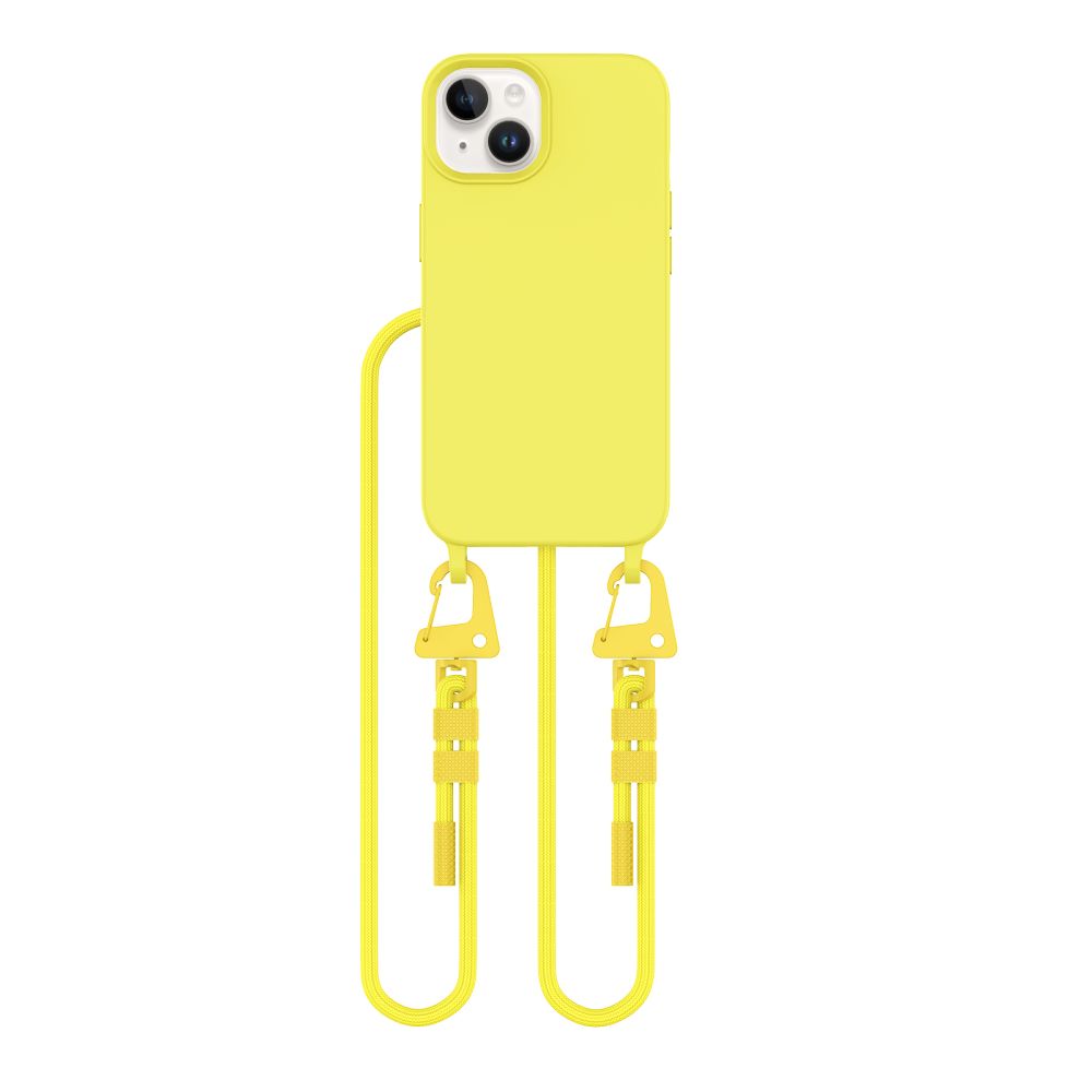 COUVERTURE TECH-PROTECT MAGNECKLACE MAGSAFE IPHONE 15 JAUNE CANARIS