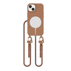 COQUE TECH-PROTECT MAGNECKLACE MAGSAFE IPHONE 15 MARRON CHOCOLAT