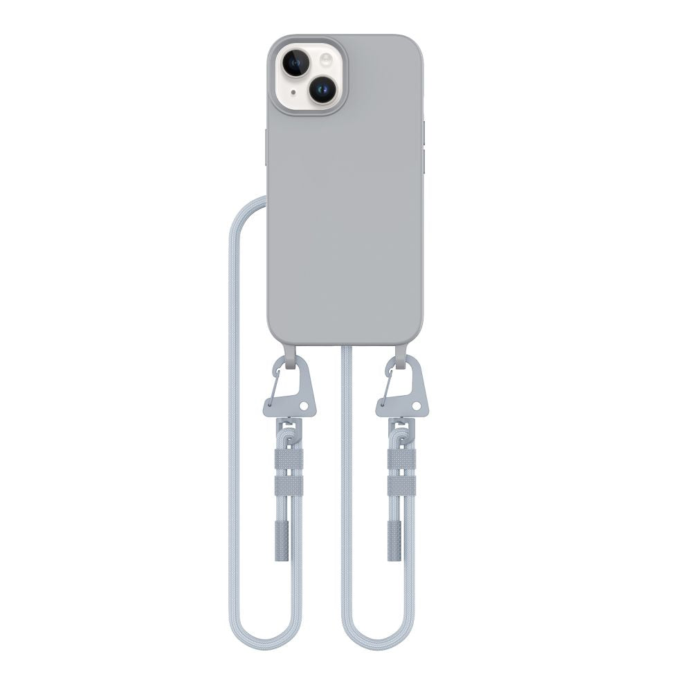 COUVERTURE TECH-PROTECT MAGNECKLACE MAGSAFE IPHONE 15 GRIS CRAYON