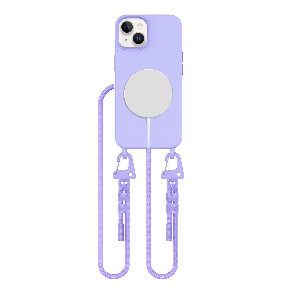 COUVERTURE TECH-PROTECT MAGNECKLACE MAGSAFE IPHONE 15 LAVANDE