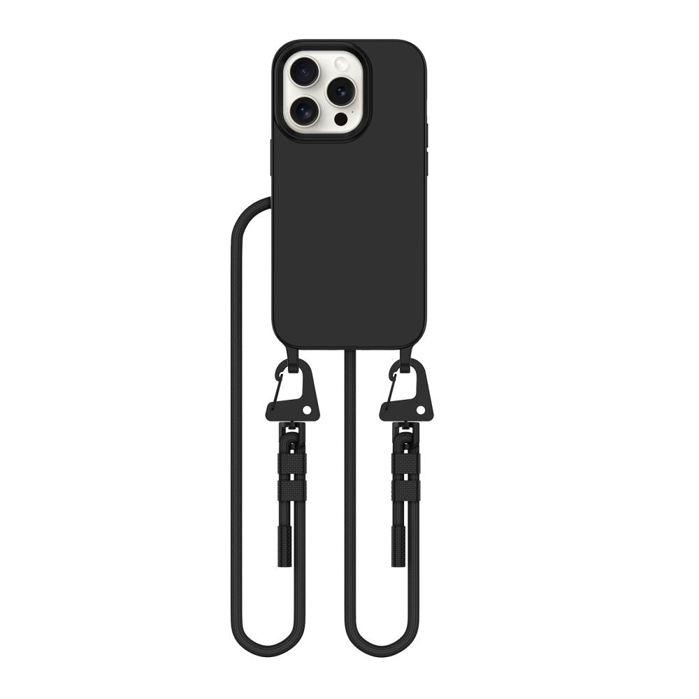 COUVERTURE TECH-PROTECT MAGNECKLACE MAGSAFE IPHONE 15 PRO NOIR