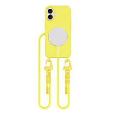COUVERTURE TECH-PROTECT MAGNECKLACE MAGSAFE IPHONE 16 JAUNE CANARIS
