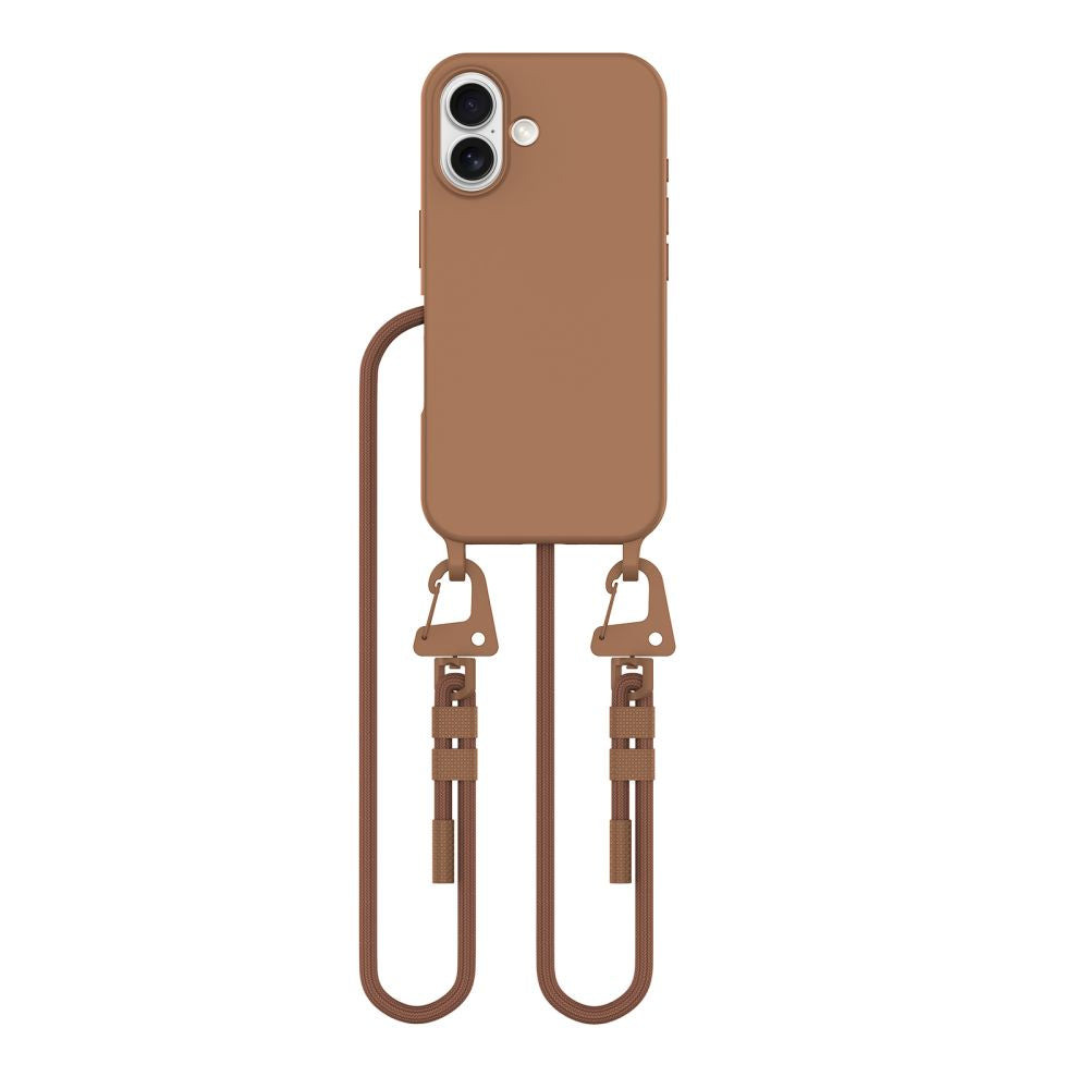 COQUE TECH-PROTECT MAGNECKLACE MAGSAFE IPHONE 16 MARRON CHOCOLAT