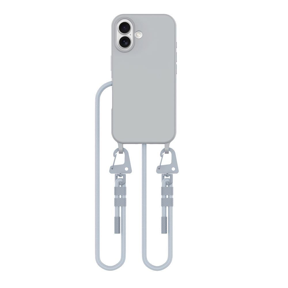 COUVERTURE TECH-PROTECT MAGNECKLACE MAGSAFE IPHONE 16 GRIS CRAYON