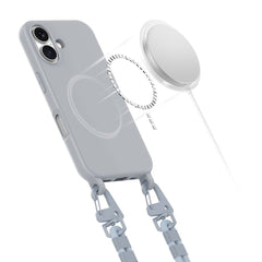 COUVERTURE TECH-PROTECT MAGNECKLACE MAGSAFE IPHONE 16 GRIS CRAYON