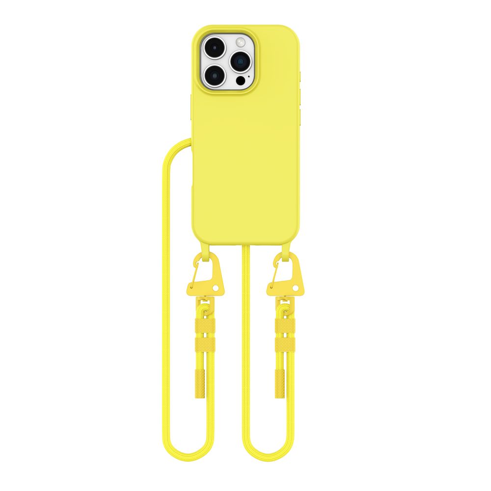 COUVERTURE TECH-PROTECT MAGNECKLACE MAGSAFE IPHONE 16 PRO JAUNE CANARIS