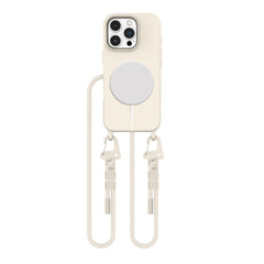 COUVERTURE TECH-PROTECT MAGNECKLACE MAGSAFE IPHONE 16 PRO LATTE