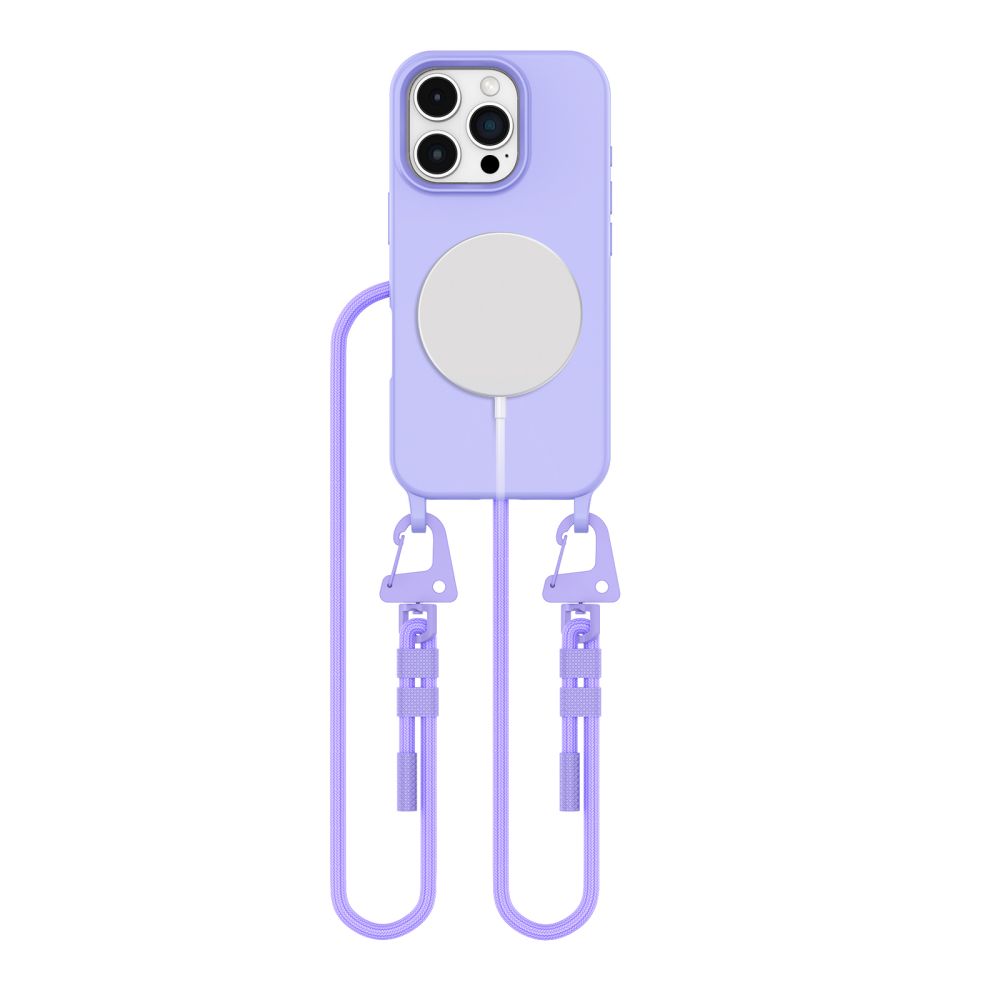 COUVERTURE TECH-PROTECT MAGNECKLACE MAGSAFE IPHONE 16 PRO LAVANDE