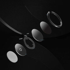 BAGUE MAGNÉTIQUE POUR TÉLÉPHONE NOIRE TECH-PROTECT