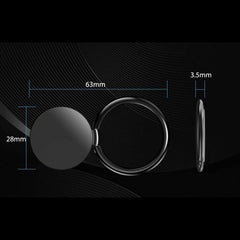 BAGUE MAGNÉTIQUE POUR TÉLÉPHONE NOIRE TECH-PROTECT