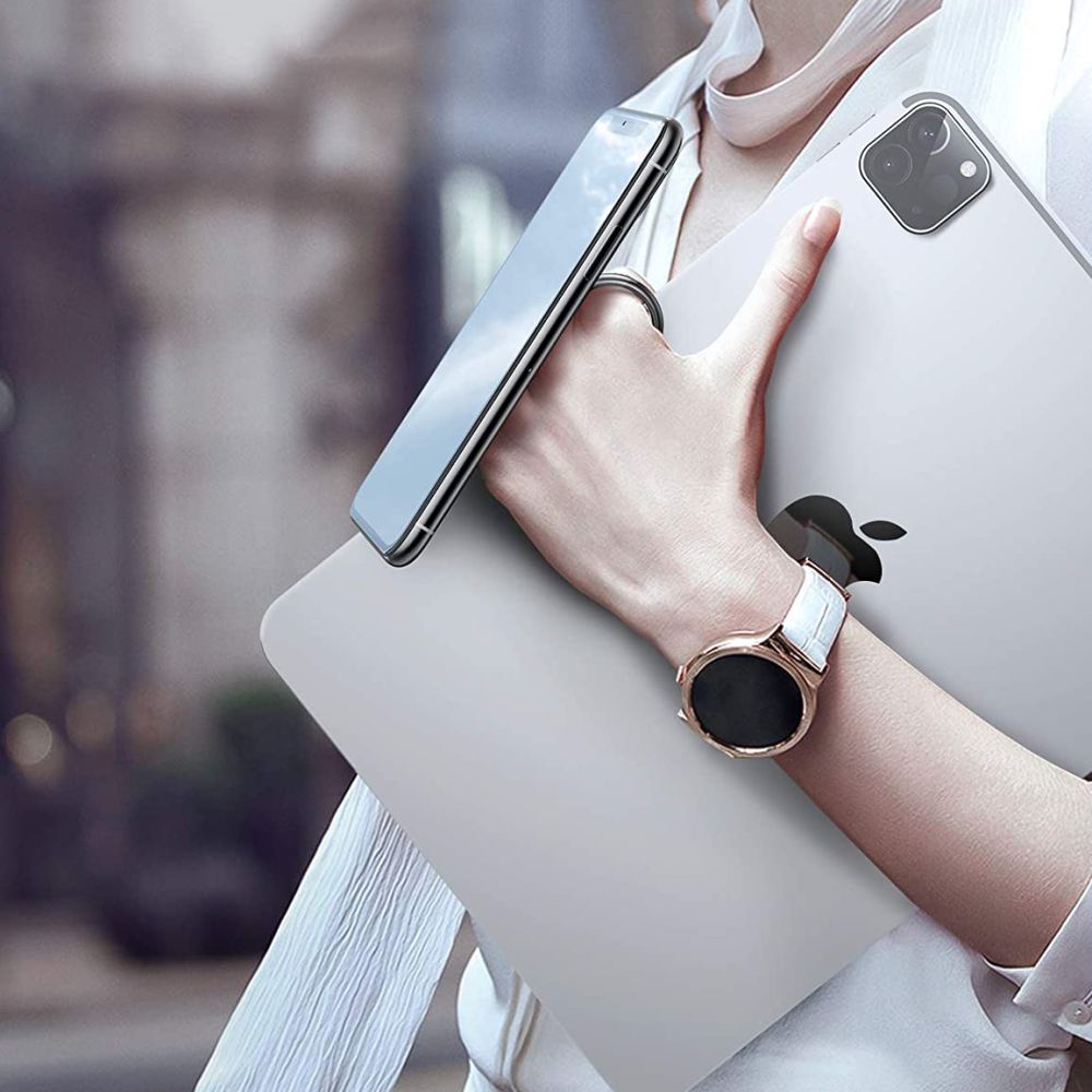 BAGUE MAGNÉTIQUE TECH-PROTECT TÉLÉPHONE FLEUR ROSE