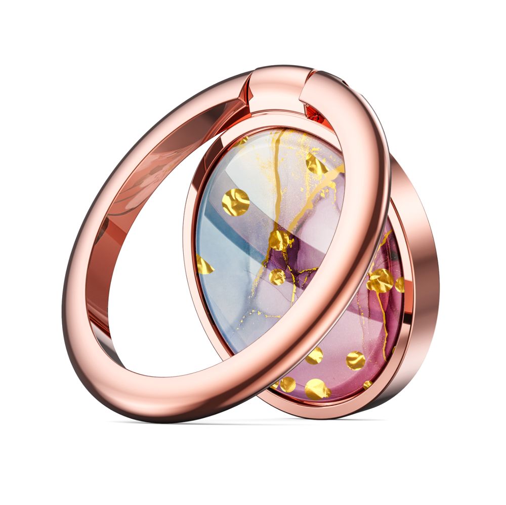 BAGUE MAGNÉTIQUE TECH-PROTECT POUR TÉLÉPHONE MARBRE ROSE