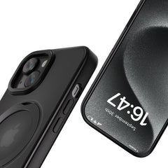 COUVERCLE TECH-PROTECT MAGRING MAGSAFE GALAXY S24 FE NOIR MAT