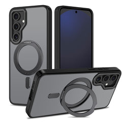 COUVERCLE TECH-PROTECT MAGRING MAGSAFE GALAXY S24 FE NOIR MAT