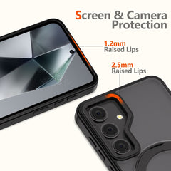 COUVERCLE TECH-PROTECT MAGRING MAGSAFE GALAXY S25 NOIR MATTE